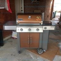 Weber genesis ll e-315 3 burner propane copper grill # 61025001